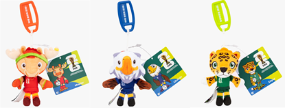 Imagen de A.Fifa 4" mascota plush con clip