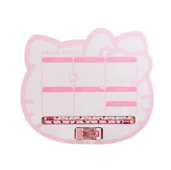 Imagen de Planner semanal con acc maw mooving hello kitty