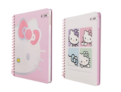 Imagen de Cuaderno mooving hello kitty 96hojas