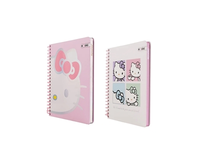 Imagen de Cuaderno mooving hello kitty 96hojas premium pocket