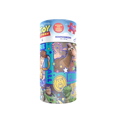 Imagen de Puzzle en cilindro toy story 5 60 piezas jca-5022