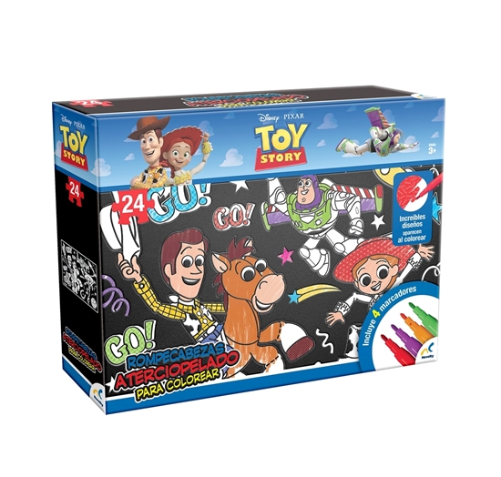 Imagen de Puzzle aterciopelado 24pzas toy story 5 para colorear jca-5057