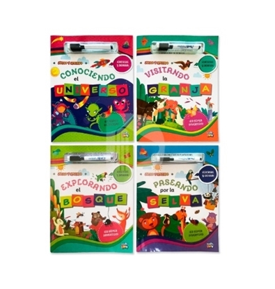 Imagen de Libro juego y aprendo / escribre y borra!