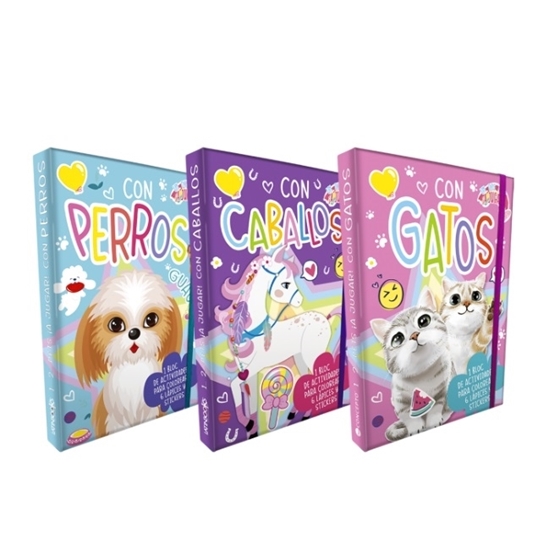 Imagen de Libro mundo pets un dos tres a jugar