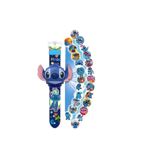 Imagen de Stitch reloj proyector 24 imagenes diferentes