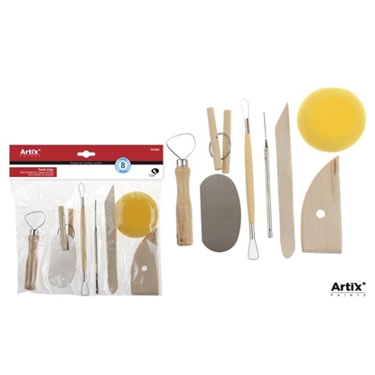 Imagen de Herramientas para ceramica 8 piezas artix