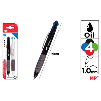 Imagen de Boligrafo 4 colores 1.0mm 2 unidades