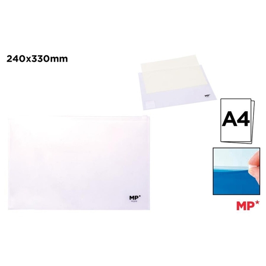 Imagen de Sobre plastico a4 con zip