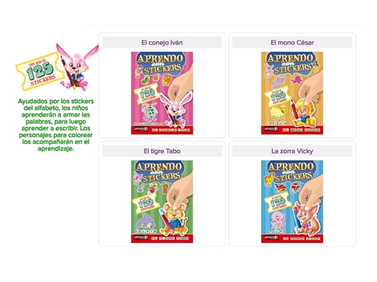 Imagen de Libro aprendo con stickers