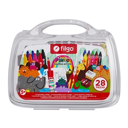 Imagen de Filgo valija pinto pequeños artistas - est plastico 28 sur jumbo