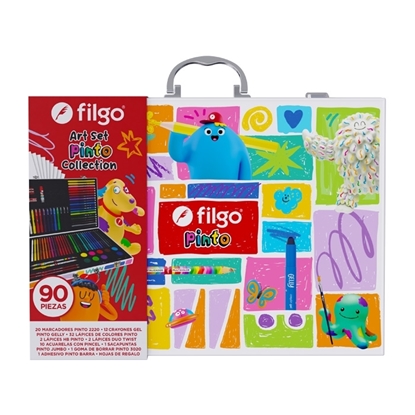 Imagen de Filgo art set pinto collection - maletin 90 surtido