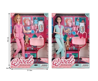 Imagen de a.Muñeca articulada doctora /60