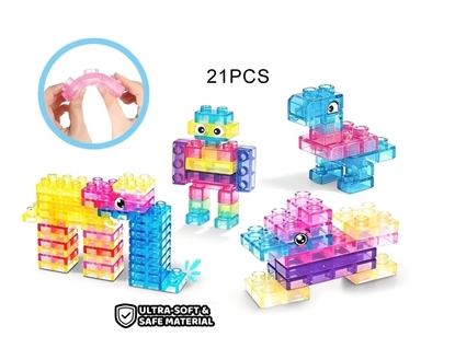 Imagen de Blokes silicona 21 pizas /100