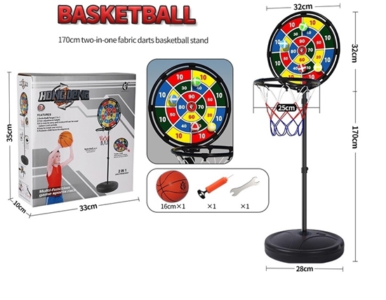 Imagen de a.Tablero de Basket + tiro al blanco con pie /12
