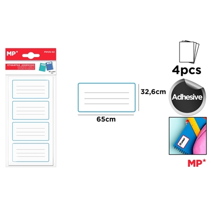 Imagen de Etiquetas para cuaderno main paper