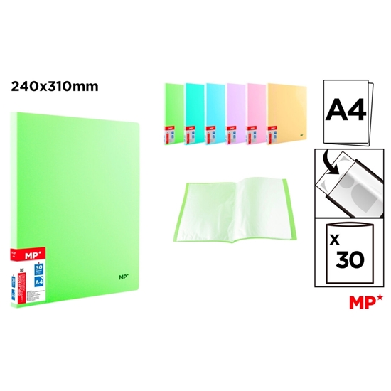 Imagen de Carpeta c/30 fundas pastel main paper /96