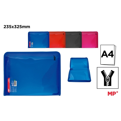 Imagen de Carpeta plastica con cierre a4 main paper