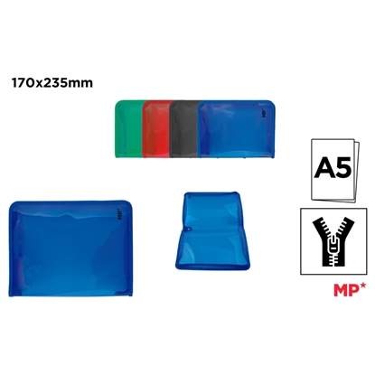 Imagen de Carpeta plastica con cierre a5 main paper