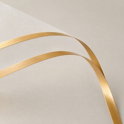 Imagen de Papel coreano 57x57cm ibi craft x20 esmerilado con borde dorado