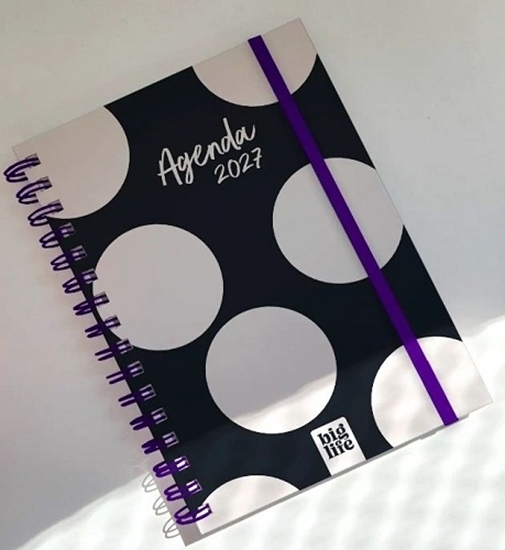 Imagen de Agenda big life lunares dia a dia 16x22cm