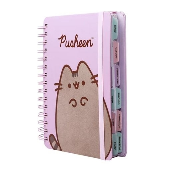 Imagen de Agenda mooving pusheen dia por pagina 14 x 20