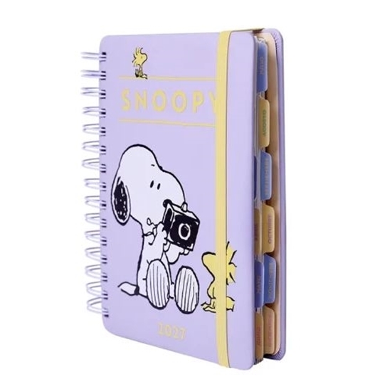 Imagen de Agenda mooving snoopy Dia Por Pagina Con Espiral