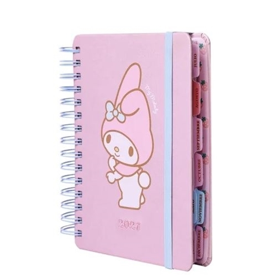 Imagen de Agenda mooving my melody 2027 diaria con espiral