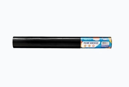 Imagen de Brw papel contac negro 45cm x 10 metros 80 micrones