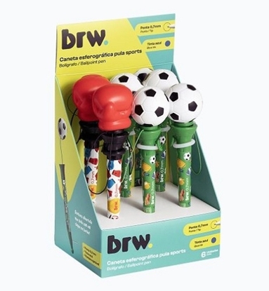 Imagen de Brw boligrafo 0.7 salta deporte - display 6 un