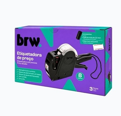 Imagen de Brw etiquetadora manual de precios 8 dig - c/rep tinta y et