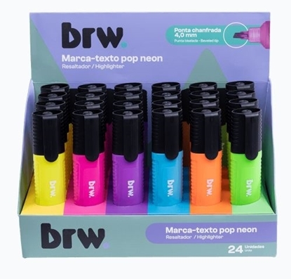 Imagen de Brw resaltador pop-neon display 24 unidades