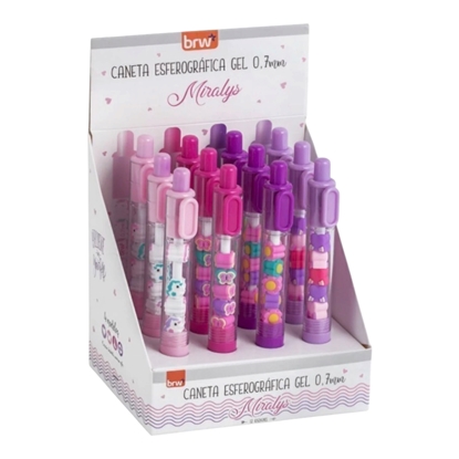 Imagen de Brw boligrafo 0.7 miralays - 10 display 12 un