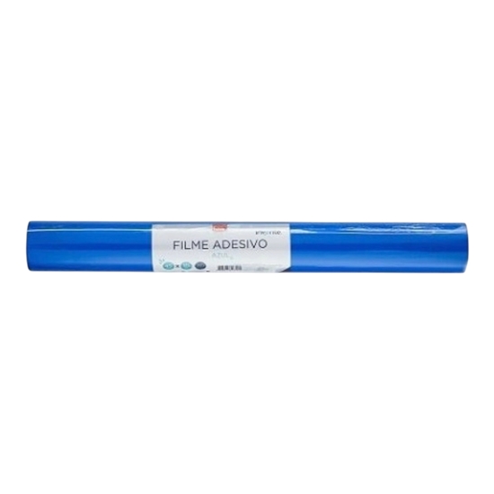 Imagen de Brw papel contac azul 45cm x 10 metros 80 micrones