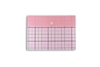 Imagen de Sobre plastico  con broche cuadrille lila ibi craft 17x24cm 12unidades