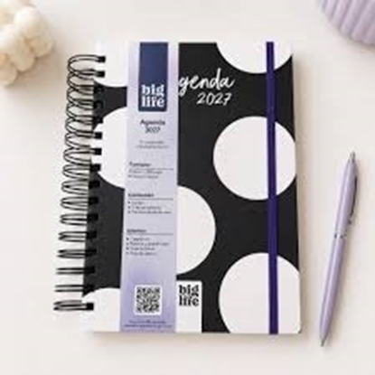 Imagen de Agenda big life lunares semana a la vista 16x22cm