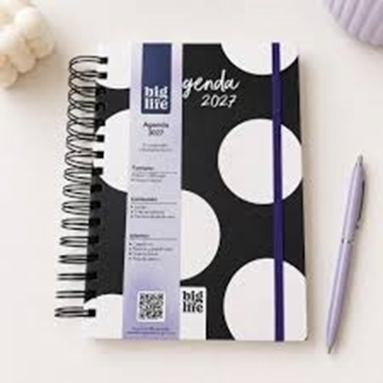 Imagen de Agenda big life lunares semana a la vista 16x22cm