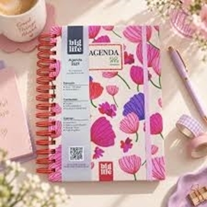 Imagen de Agenda big life flower dia a dia 16x22cm