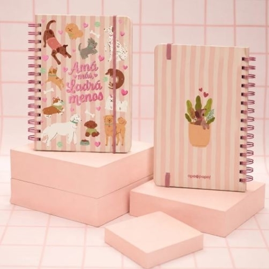 Imagen de Cuaderno apa la papa a5 t/d - perritos