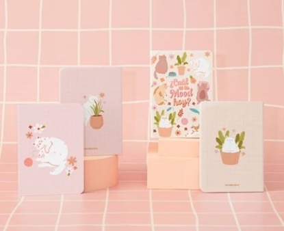 Imagen de Libreta apa la papa pocket a6 - pack x 2 - gatitos