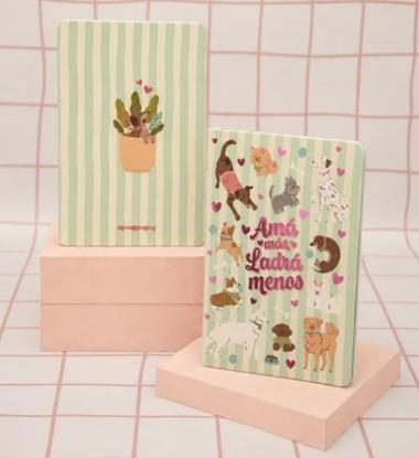 Imagen de Libreta apa la papa mediana a5 - perritos